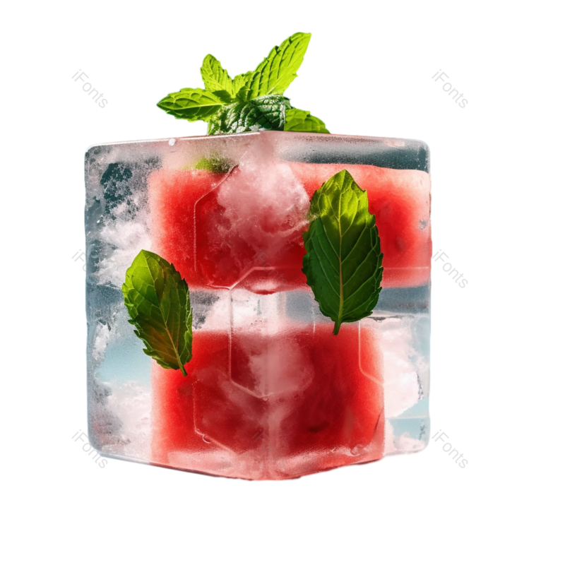 西瓜图片,夏至元素,清新PNG,健康食物免抠素材